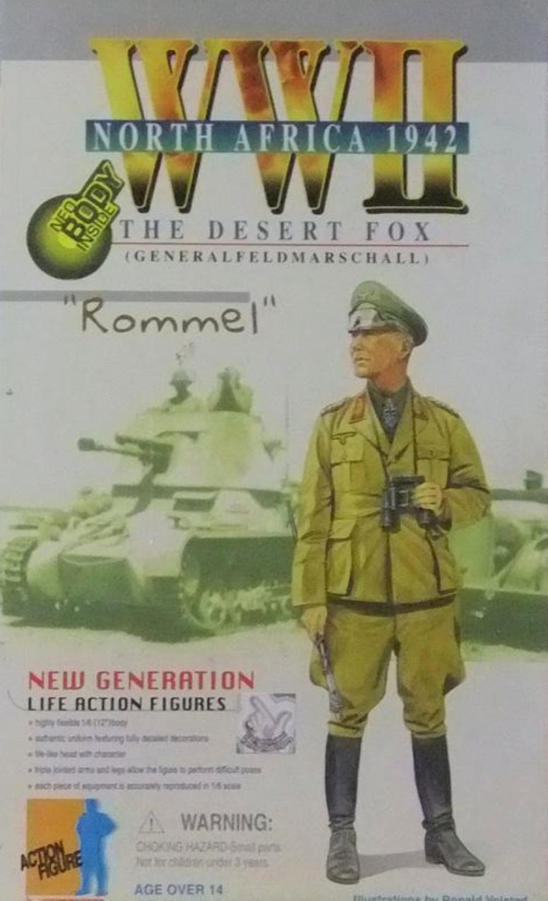 Dragon 1/6 12" WWII North Africa 1942 The Desert Fox Rommel Action Figure