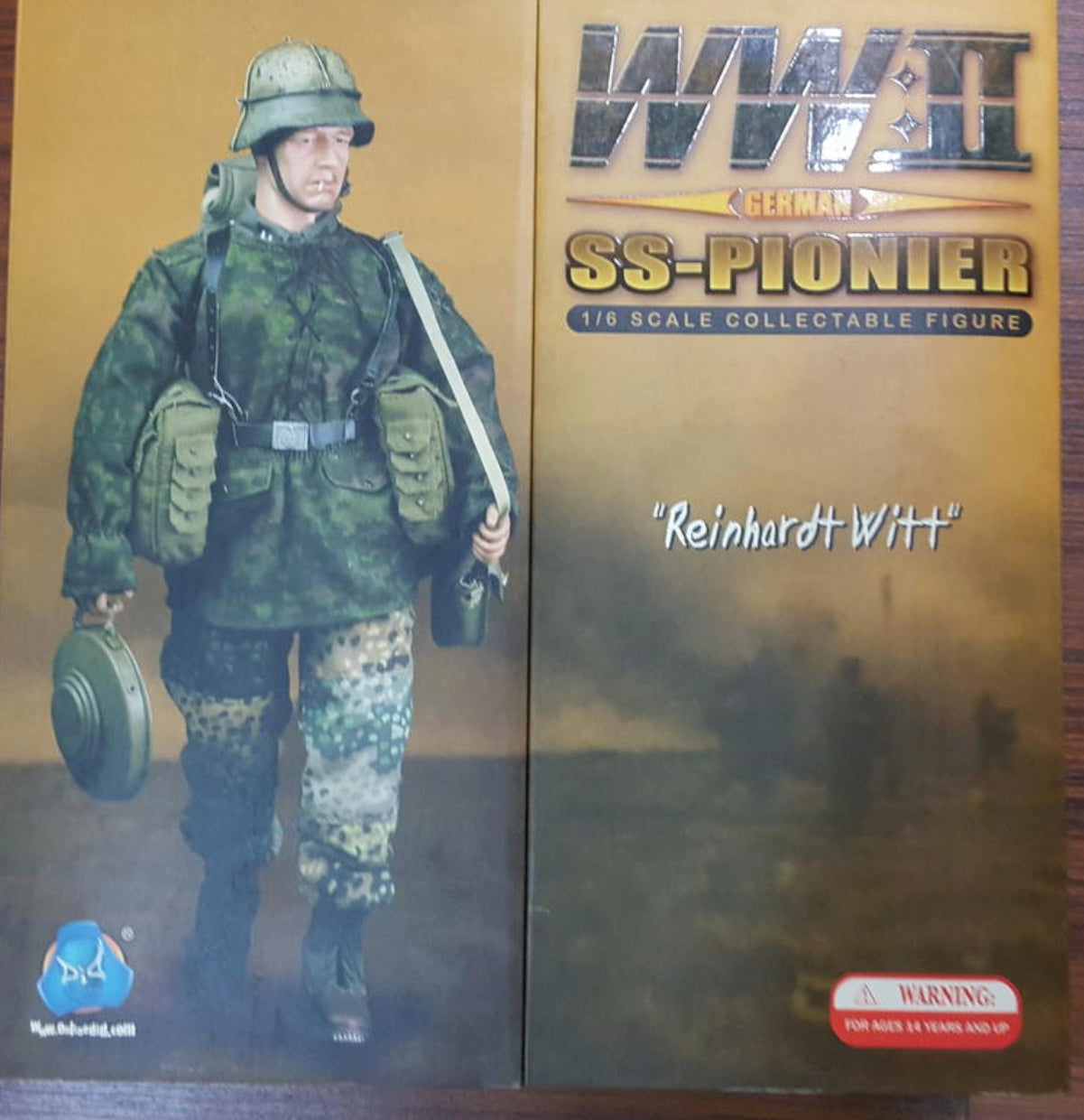 DID 1/6 12" WWII German SS-Pionier Reinhardt Witt Action Figure