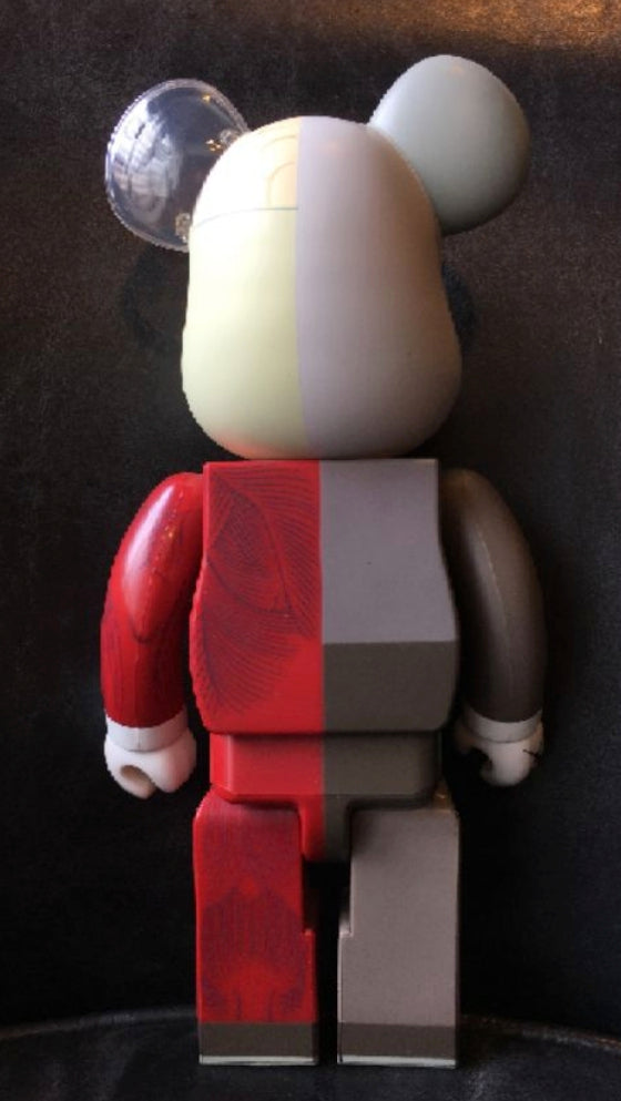 Medicom Toy Kaws Original Fake Be@rbrick 400% Companion Anatomical Model  Red ver Vinyl Figure