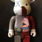 Medicom Toy Kaws Original Fake Be@rbrick 400% Companion Anatomical Model Red ver Vinyl Figure