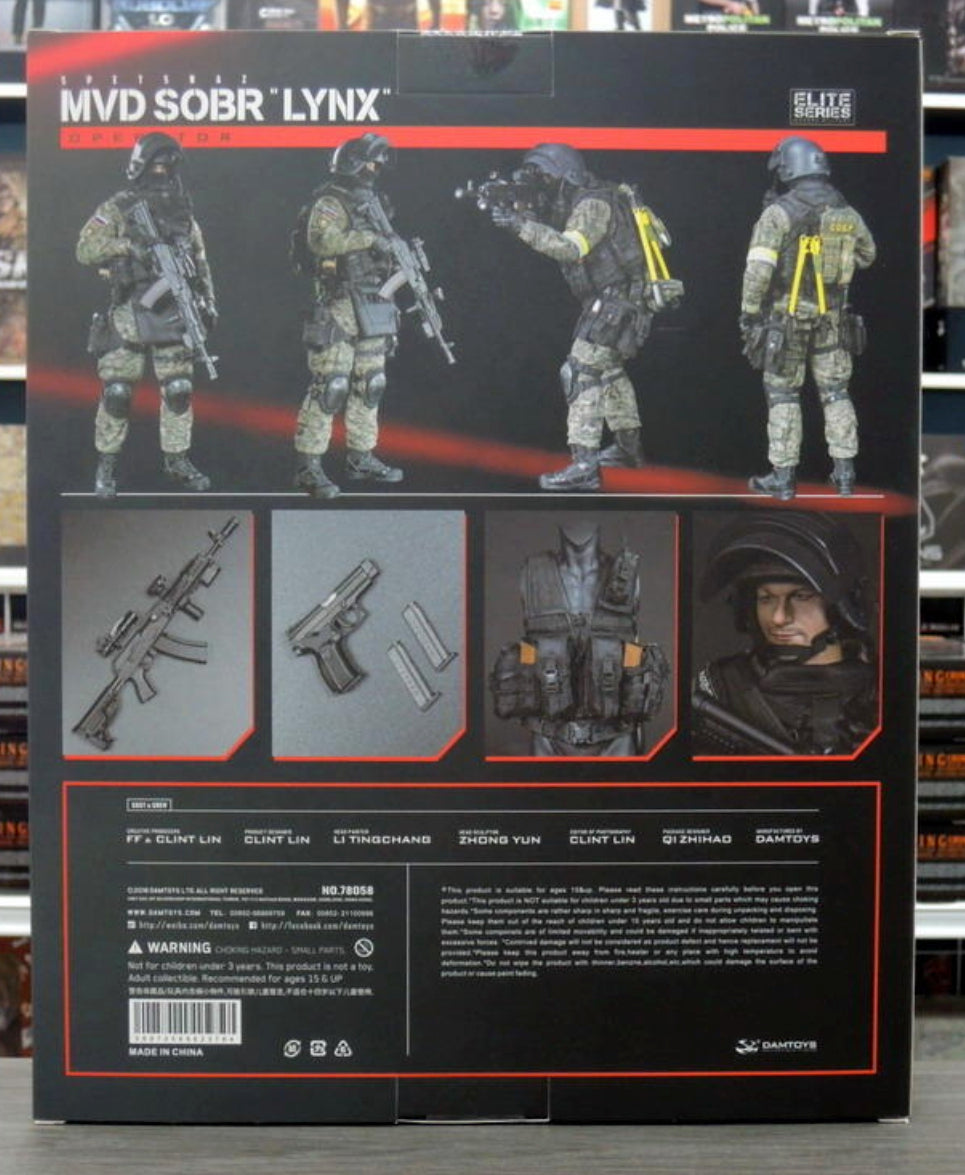 DamToys 1/6 12" Elite Series 78058 Spetsnaz Operator MVD Sobr Lynx Action Figure