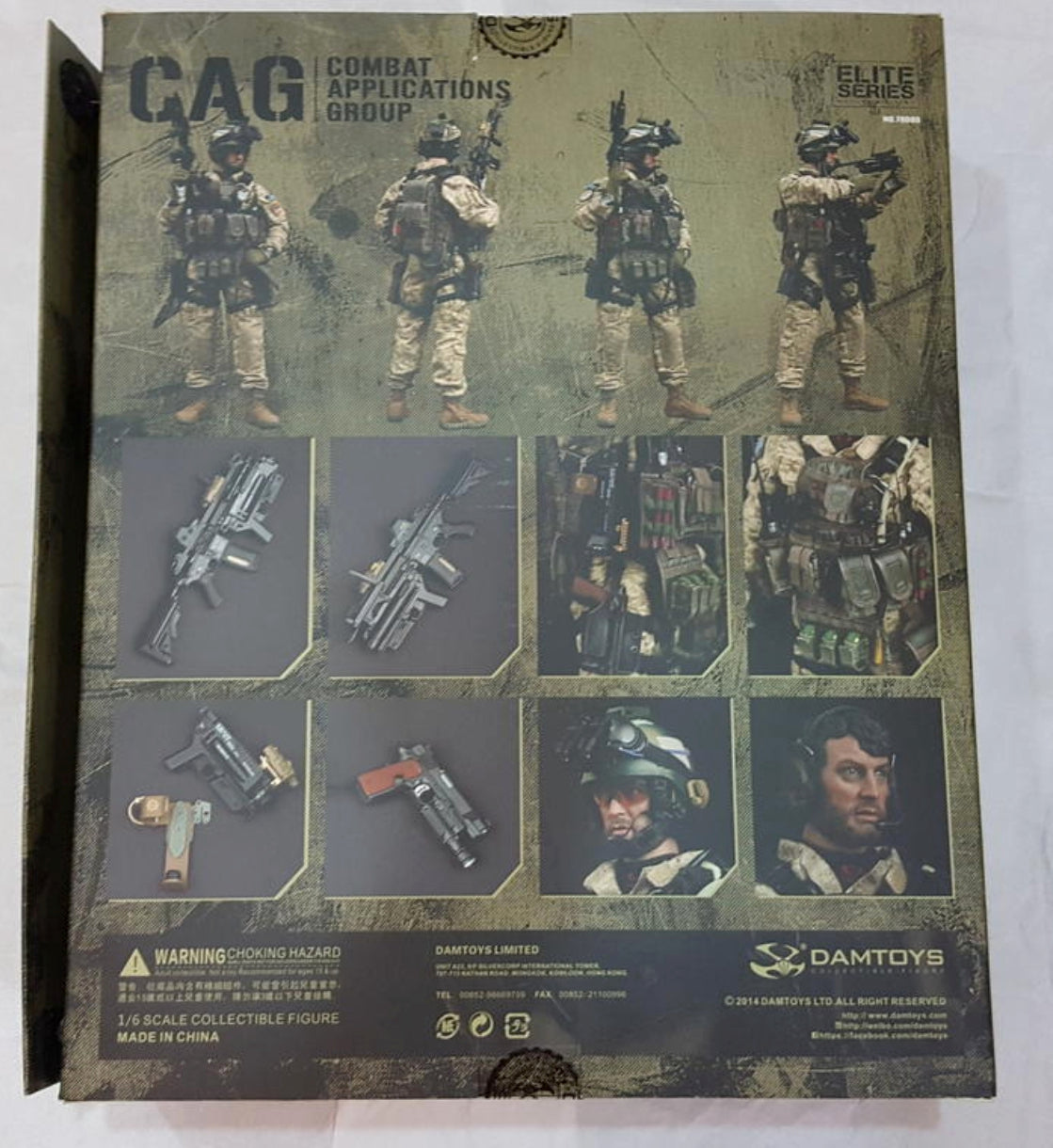 DamToys 1/6 12" CAG Combat Applications Group Action Figure