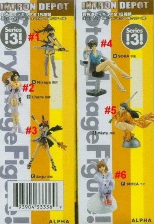 Yamato SIF Story Image Intron Depot Series 3 Crystal Color ver 6 Trading Figure Set