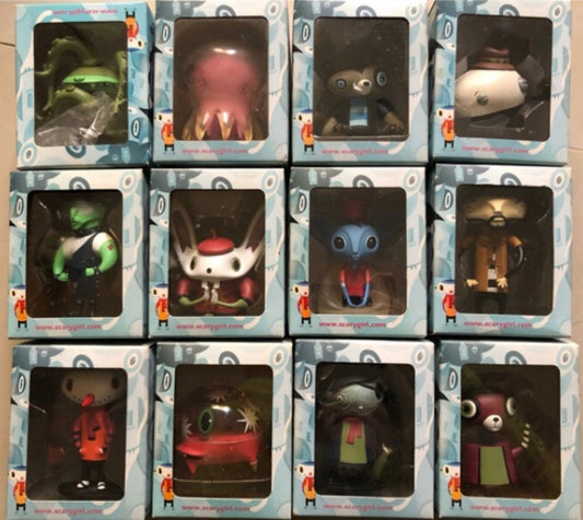 Flying Cat Nathan Jurevicius Scarygirl 12 Mini Vinyl Figure Set