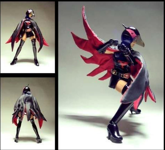 BBi Takara 1/6 12" Best Of Cool Girl Science Ninja Team Gatchaman G-Force Jun Black Limited ver Action Figure