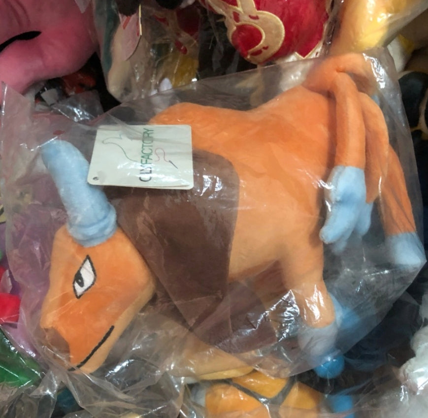 Olyfactory Pokemon Pocket Monster Tauros 12" Plush Doll Figure