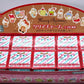 Sanrio 2017 Merry Christmas Xmas Strap Swing 10 Trading Figure Set