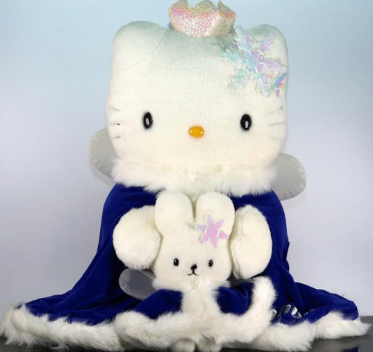 Sanrio 2000 Hello Kitty Vivitix Girls Snow Angel 15" Plush Doll Figure