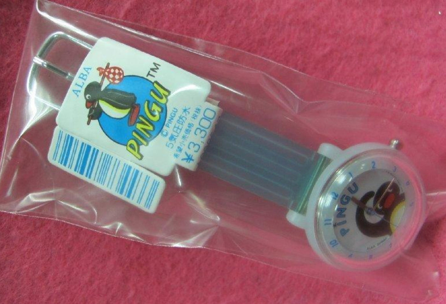 Authentic Japan Pingu Penguin Pinga Plastic Watch