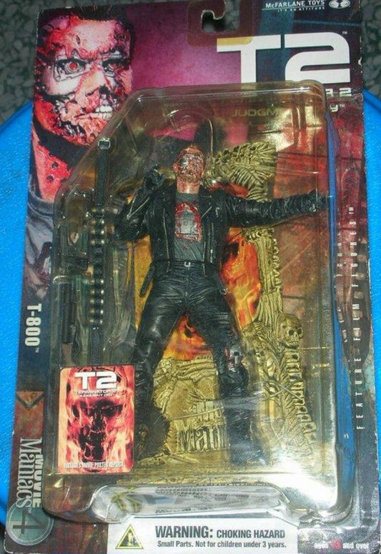 McFarlane Toys Movie Maniacs Terminator 2 Judgment Day T-800 6" Action Figure
