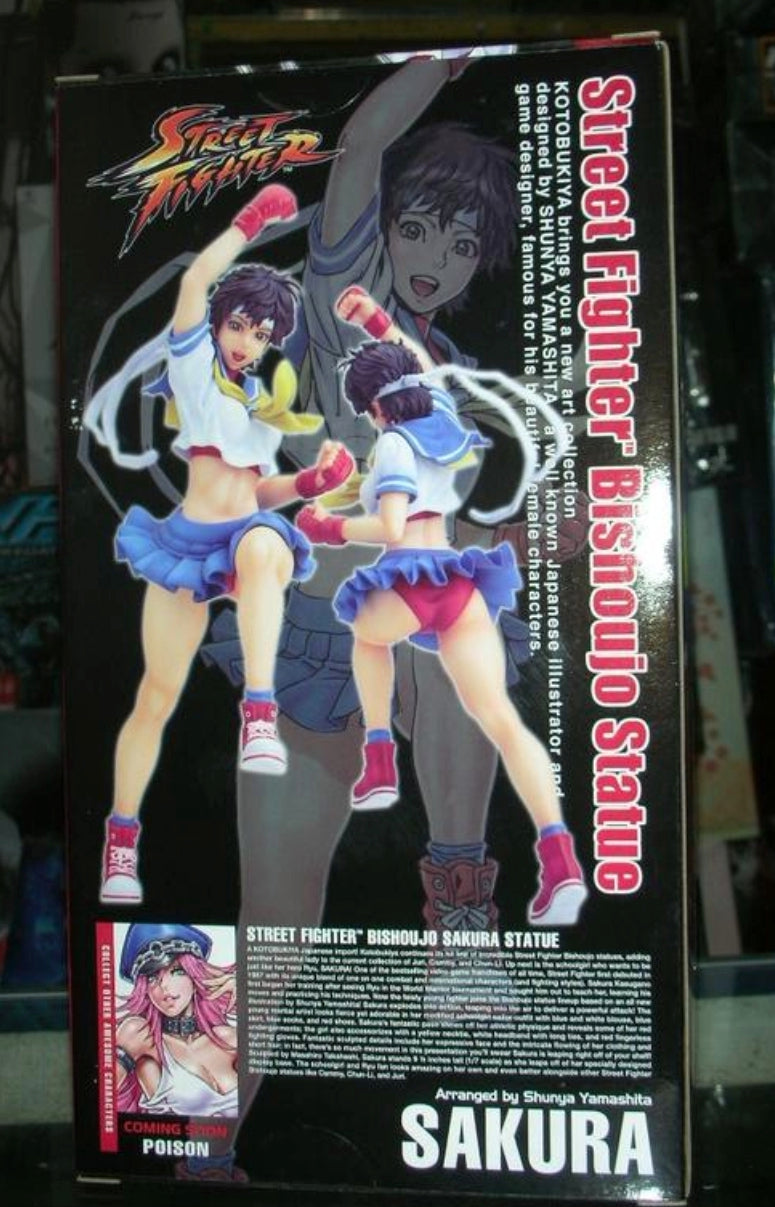 Kotobukiya 1/7 Street Fighter Bishoujo Statue Sakura Pvc Figure