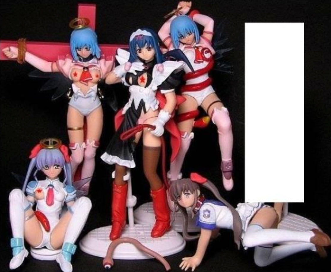 Millennium DGP Digital Gals Gashapon Makai Tenshi The Devil Angel Djibril 5 Figure Set