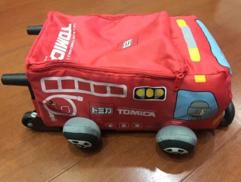 Tomica Taiwan Hi-Life Limited 14"x6"x6" Fire Engines Boarding Case Travel Trunk