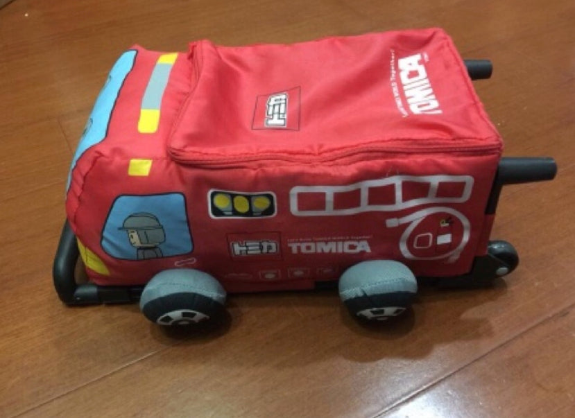 Tomica Taiwan Hi-Life Limited 14"x6"x6" Fire Engines Boarding Case Travel Trunk