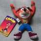 TM&UIS 1999 Crash Bandicoot 6" Strap Plush Doll Figure