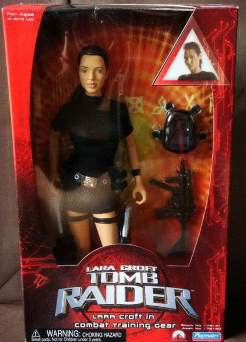 Playmates 1/6 12" Tomb Raider Lara Croft in Combat Training Gear Action Figure