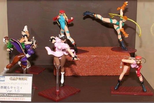Yamato Capcom Street Fighter Heroines Chun Li & Cammy 1.5 ver Type A 6 Collection Figure Set