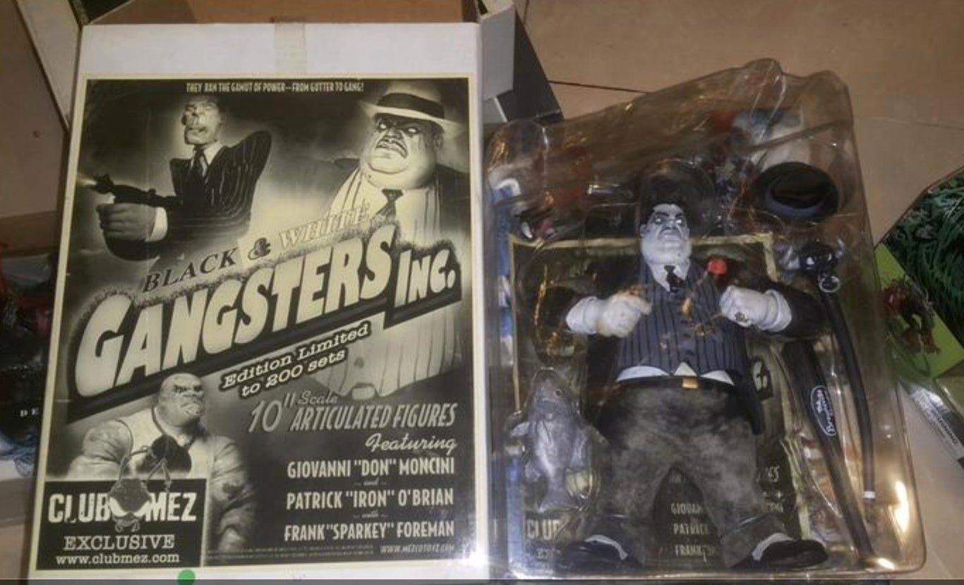 Mezco Toys Gangsters Inc Black & White Giovanni Don Moncini 10" Action Figure