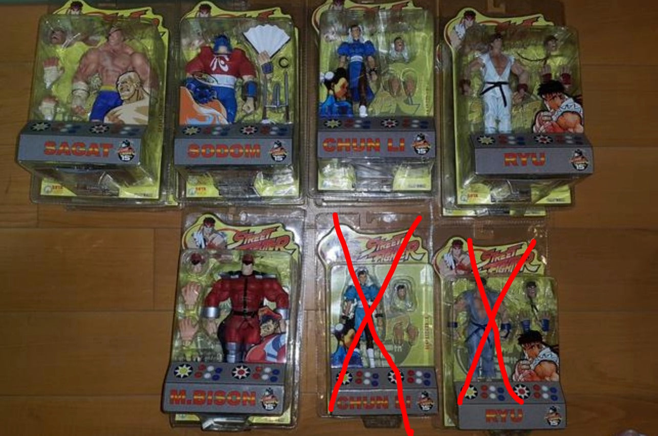 Sota Toys Capcom Street Fighter Series 1 5 Action Figure Set