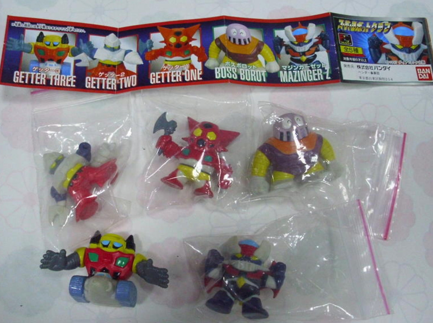 Bandai 1997 Super Robot Wars SRW Gashapon Part 1 2 3 16 Figure Set Used