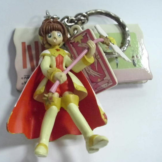 Banpresto Clamp Card Captor Sakura Kinomoto Sakura Key Chain Holder Figure
