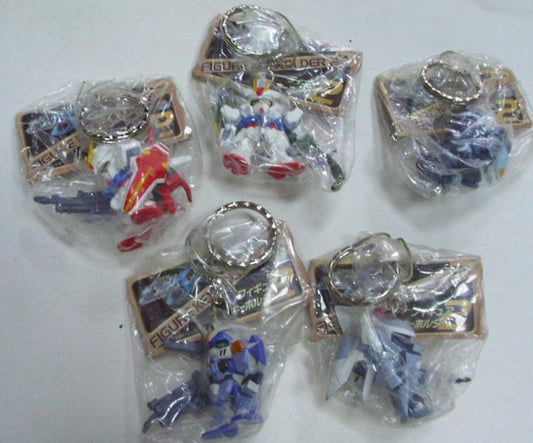 Banpresto Mobile Suit Gundam Key Chain Holder Series 2 5 Trading Figure Set