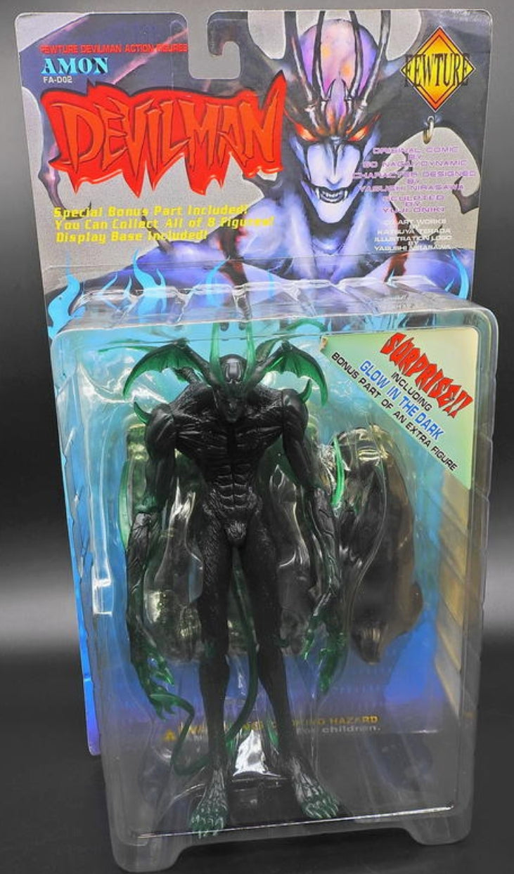 Fewture Devilman Go Nagai Amon Crystal Green ver Trading Figure