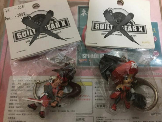Guilty Gear X Limited Key Holder Chain 2 Trading Figure Set