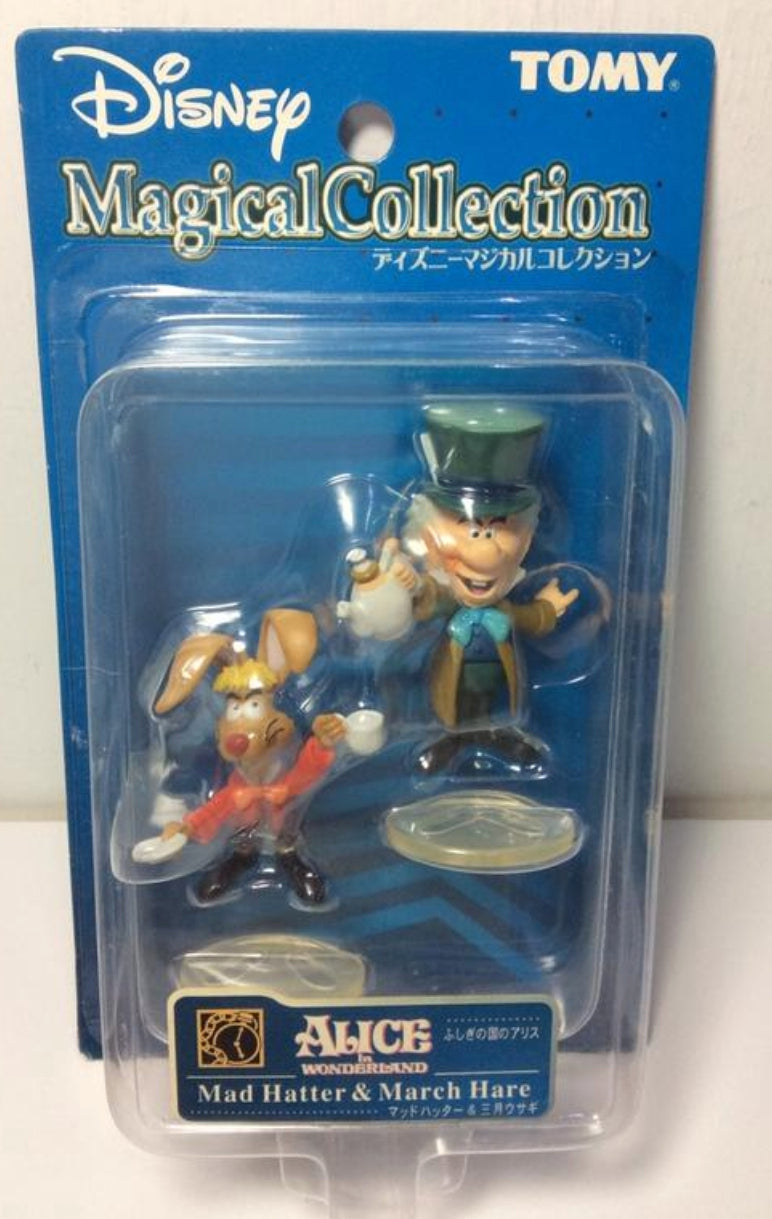 Tomy Disney Magical Collection 122 Alice In Wonderland Mad Hatter & March Hare Trading Figure