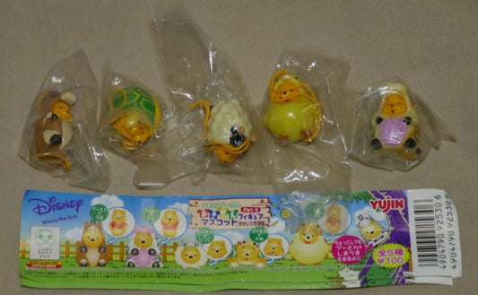 Yujin Disney Gashapon Winnie The Pooh Changing Part 5 5 Collection Figure Set