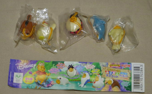 Yujin Disney Gashapon Winnie The Pooh Changing Part 4 Type A 5 Collection Figure Set