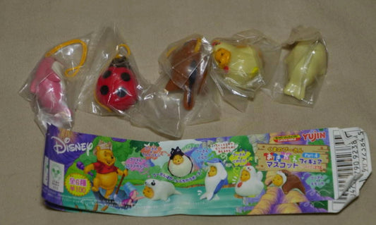 Yujin Disney Gashapon Winnie The Pooh Changing Part 4 Type B 5 Collection Figure Set