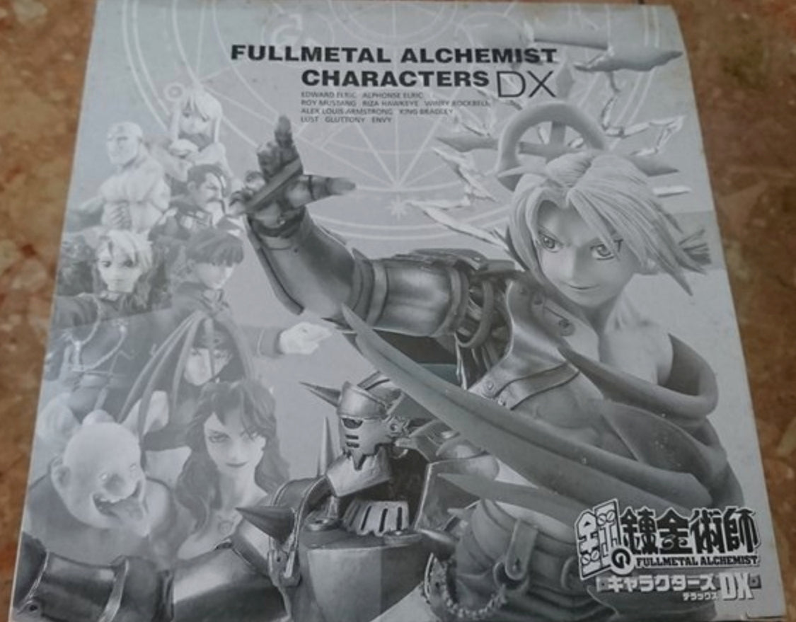 Organic Fullmetal Alchemist Characters DX 7+1 Secret 8 Figure Set