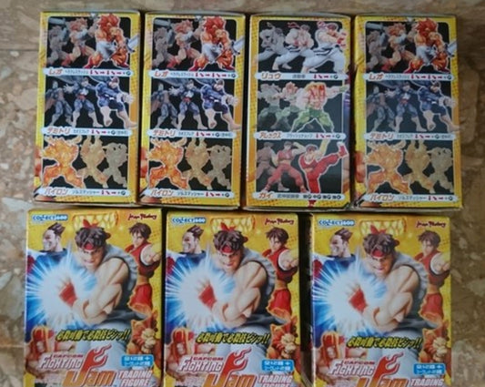 Max Factory Capcom Street Fighter Fighting Jam 7 1P Color Action Trading Figure Set