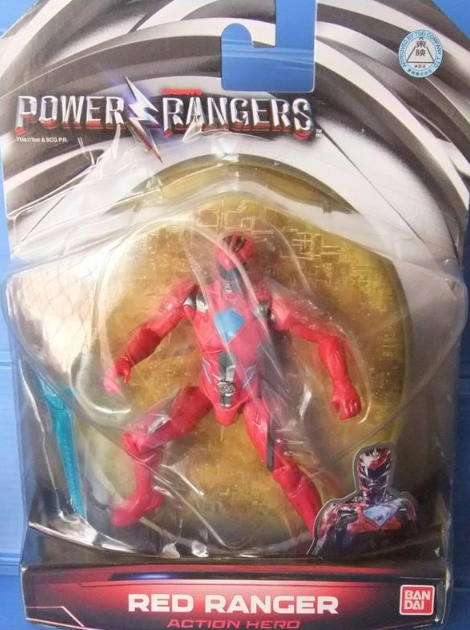 Bandai 2017 Saban's Power Rangers The Movie Red Ranger Action Hero Fig ...
