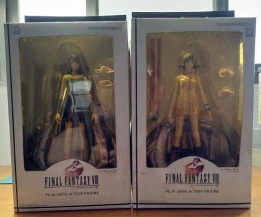 Square Enix Final Fantasy VIII 8 Play Arts Rinoa Selphie Tilmitt Heartilly 2 Action Figure Set