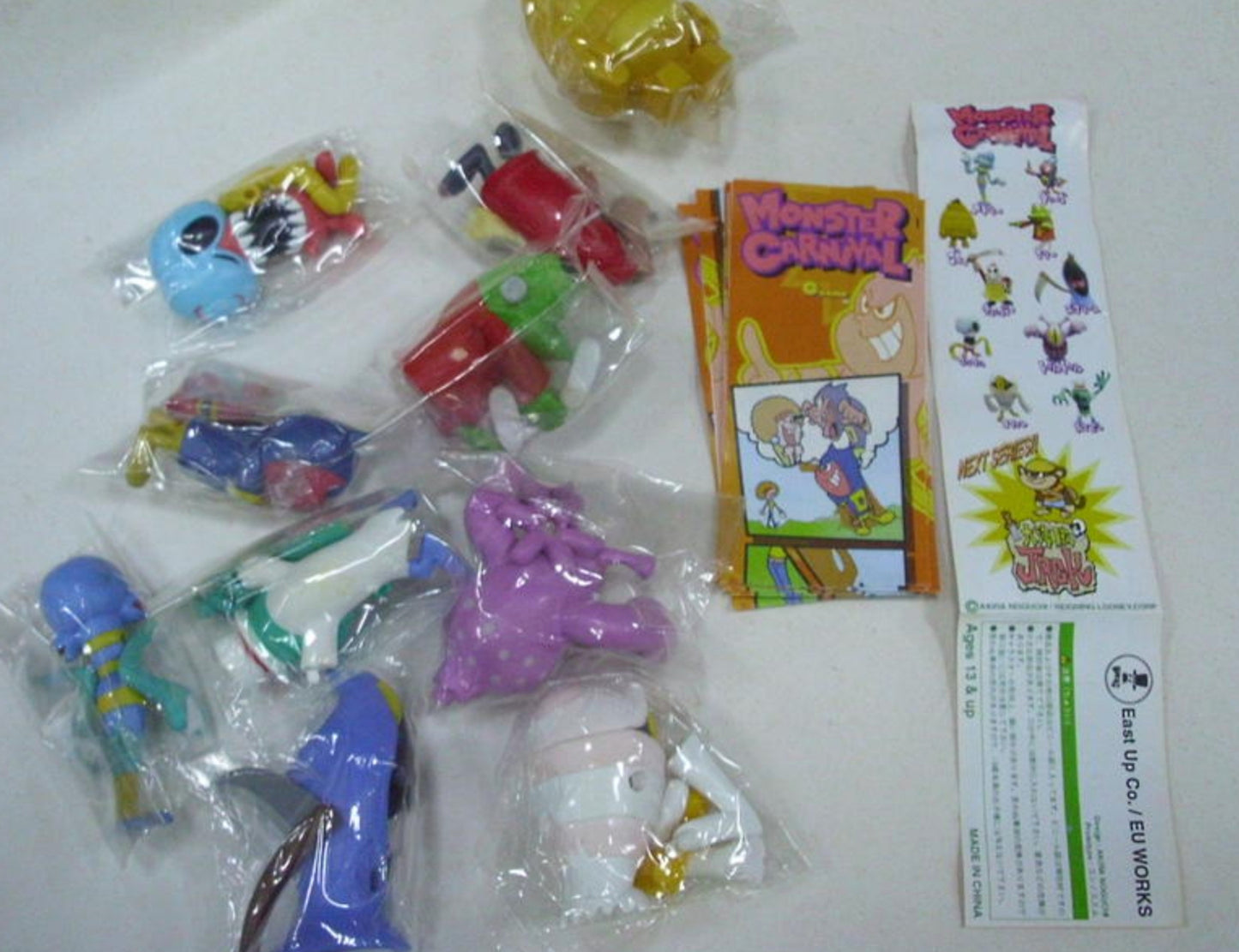 East Up EU Works Monster Carnival Gashapon 10 Collection Figure Set