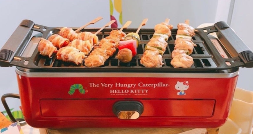 Sanrio Hello Kitty x The Very Hungry Caterpillar Taiwan Watsons Limited Electric BBQ Grill Machine