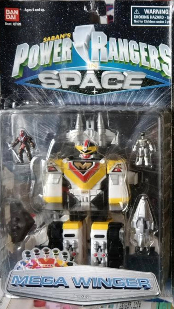 Bandai Power Rangers In Space Megaranger Mega Winger Action Figure ...