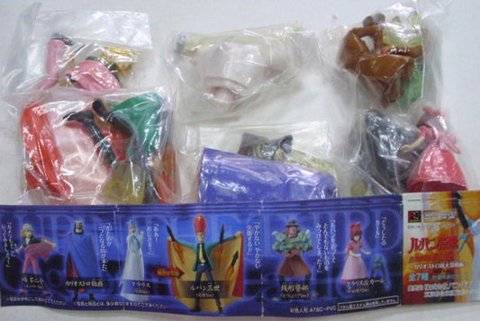 Bandai Lupin The 3rd Gashapon Part 7 6 Collection Figure Set