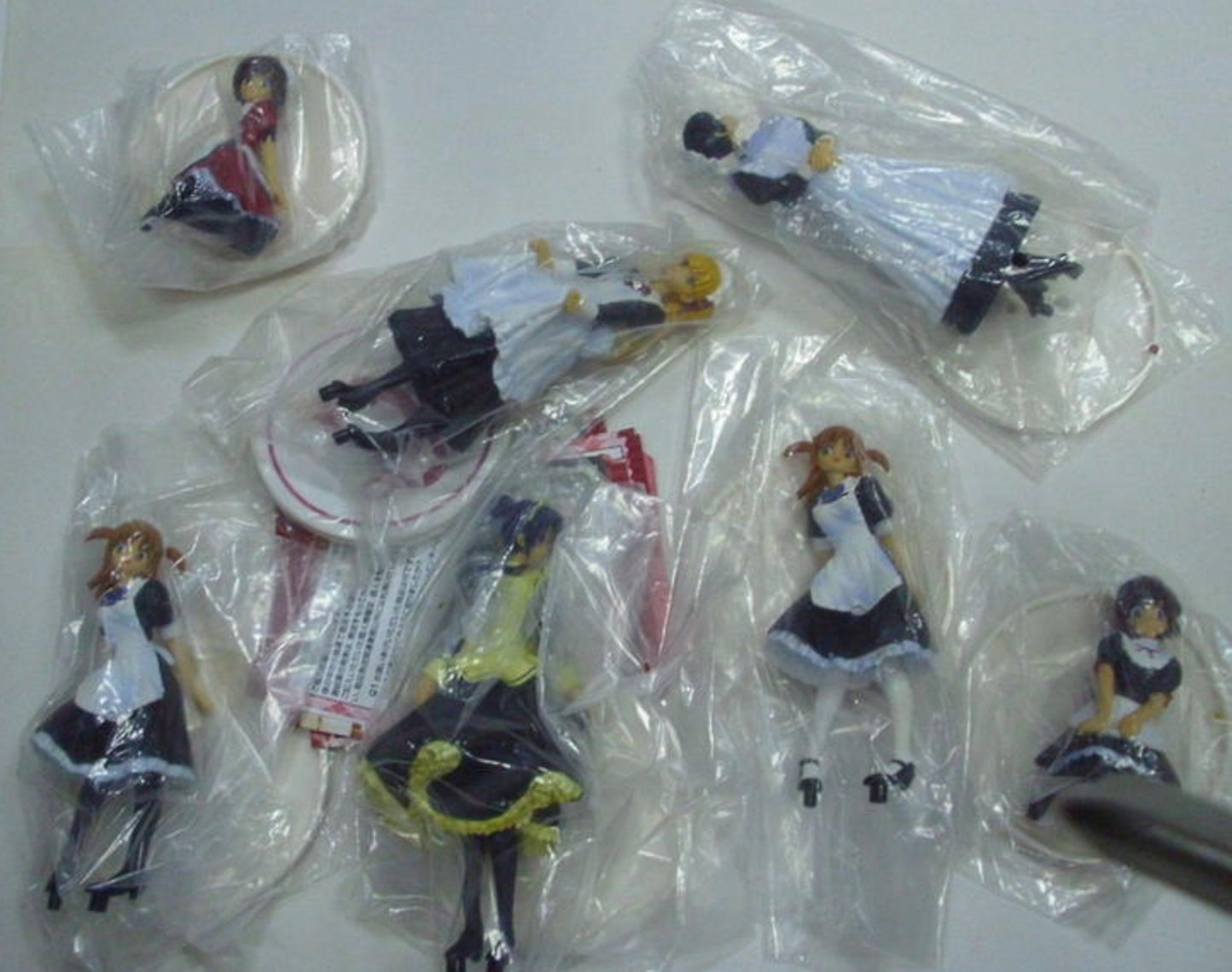 Banpresto Costume Party Welcome to Maid Cafe 7 Trading Figure Set