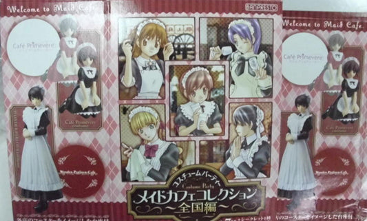 Banpresto Costume Party Welcome to Maid Cafe 7 Trading Figure Set
