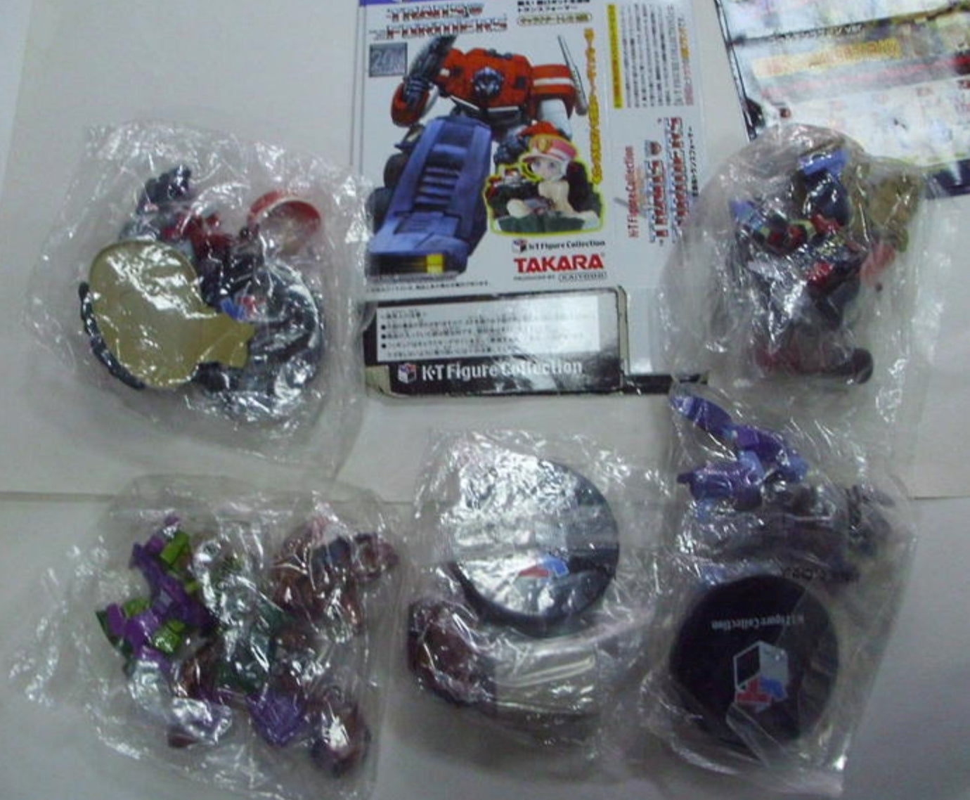 Kaiyodo Takara K-T Transformers 5 Trading Figure Set