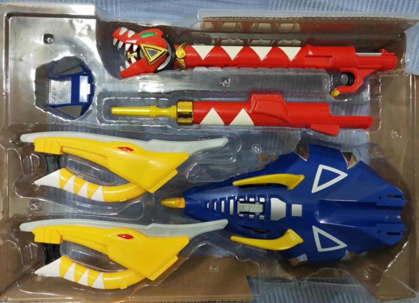 Bandai Power Rangers Abaranger Dino Thunder DX Weapon Figure Set