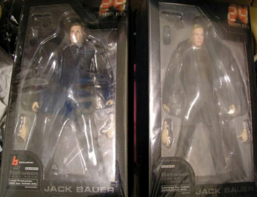 Medicom Toy 1/6 12" 24 Jack Bauer Blister Limited ver 2 Action Figure Set