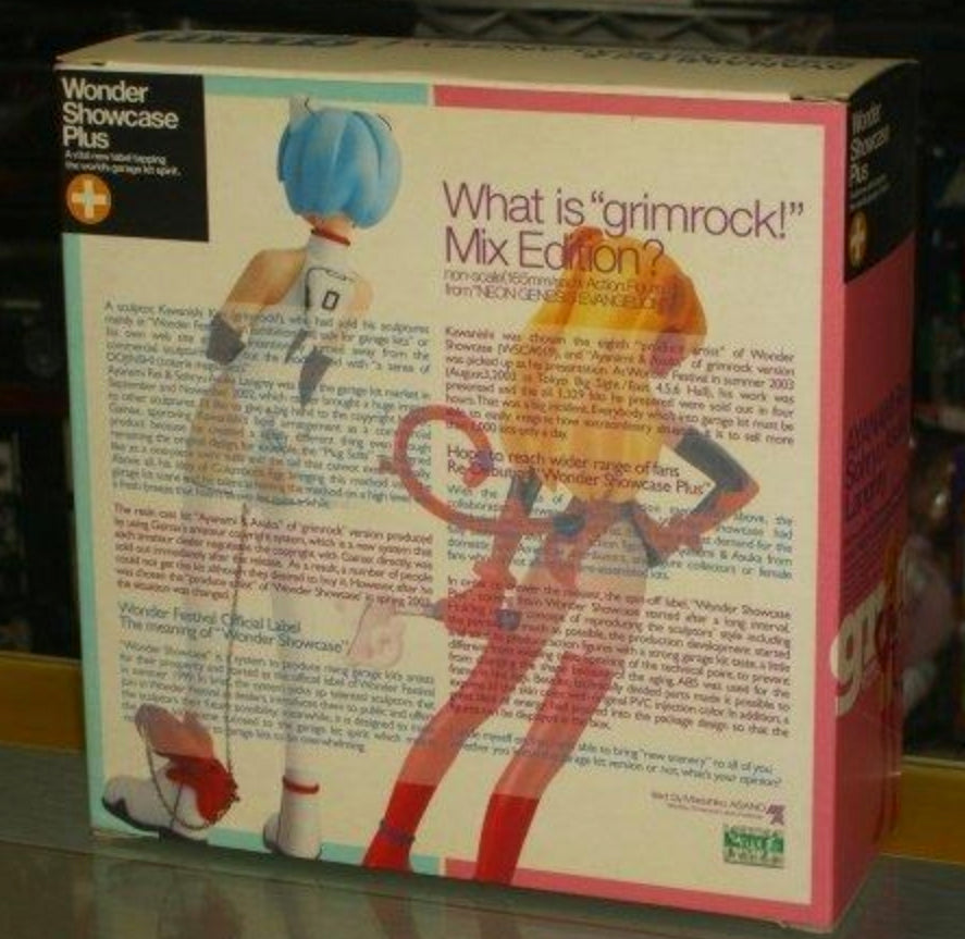 Neon Genesis Evangelion Rei Ayanami & Asuka Langley Wonder Showcase Plus Grimrock Mix Edition Trading Figure Set