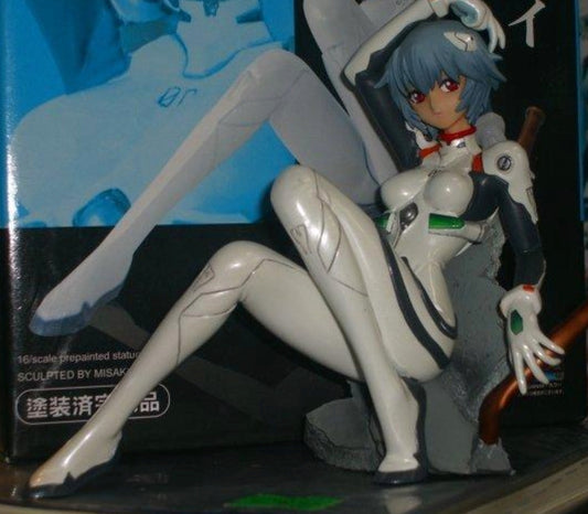 Volks 1/6 Neon Genesis Evangelion Rei Ayanami Cold Cast Statue Collection Figure