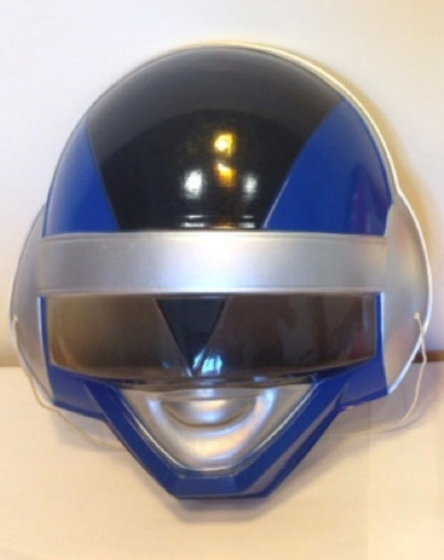 Toei Power Rangers Super Electronic Choudenshi Bioman Blue Fighter Plastic Mask Figure Cosplay