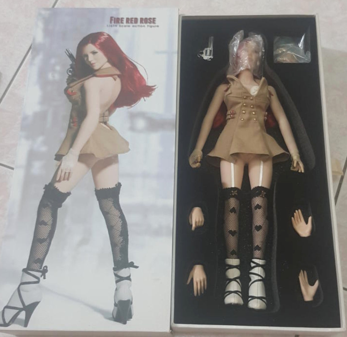 Phicen 1/6 12" PL2013-19 Fire Red Rose Action Figure