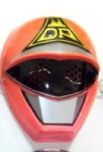 Toei Power Rangers Kagaku Sentai Dynaman Red Fighter Plastic Mask Figure Cosplay